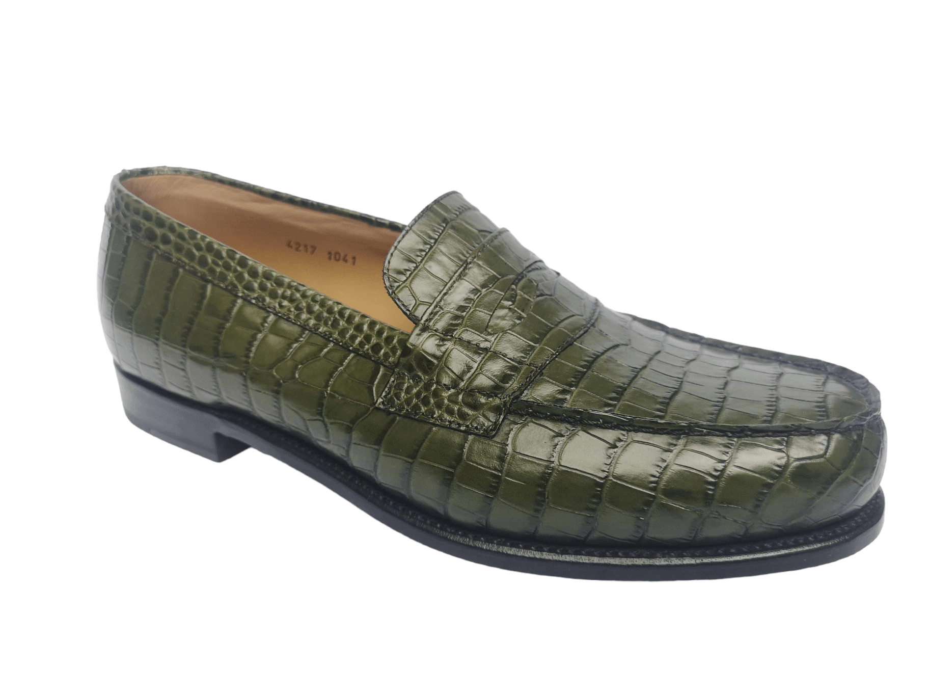 Mauri – Mocassins Homme Croco Vert